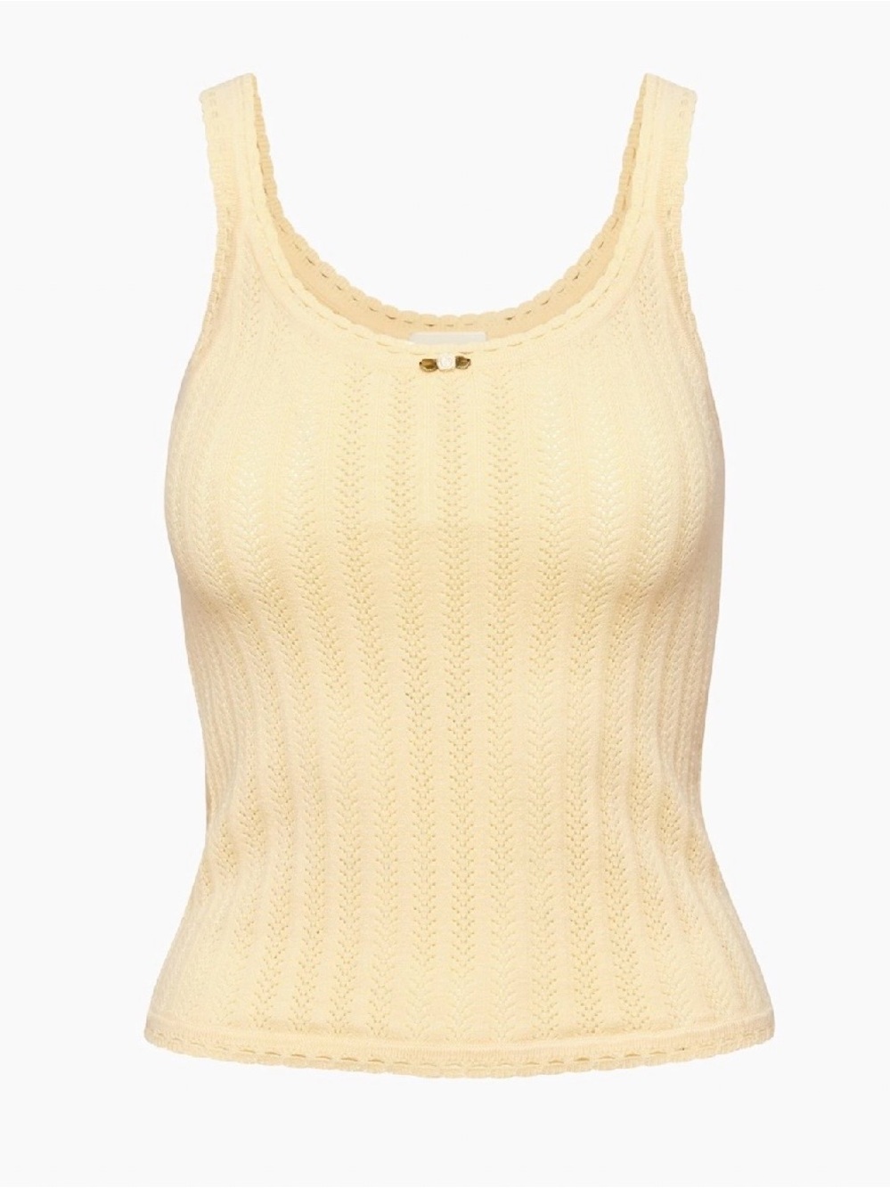 Aritzia Eremia Top in Tapioca Yellow